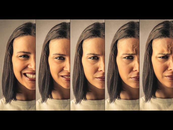 5 visages émotions